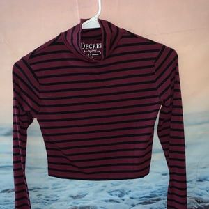 Turtleneck crop top